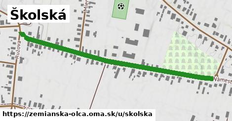 ilustrácia k Školská, Zemianska Olča - 648 m