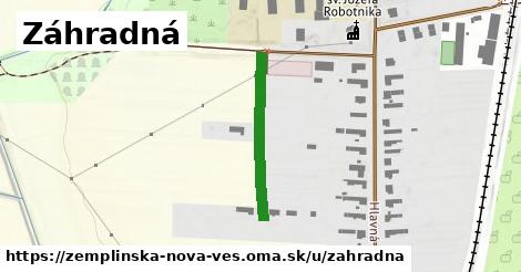 ilustrácia k Záhradná, Zemplínska Nová Ves - 241 m