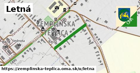 Letná, Zemplínska Teplica