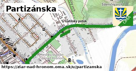 ilustrácia k Partizánska, Žiar nad Hronom - 1,31 km