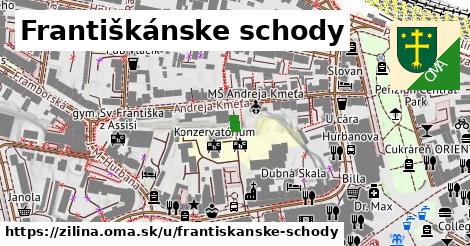 Františkánske schody, Žilina