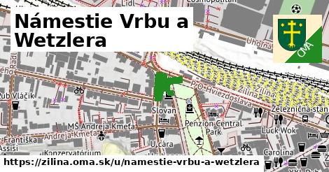 Námestie Vrbu a Wetzlera, Žilina