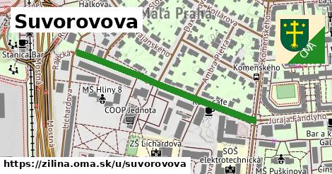 Suvorovova, Žilina