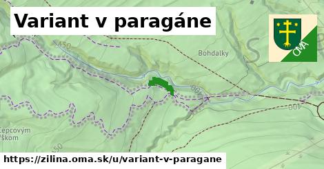 Variant v paragáne, Žilina