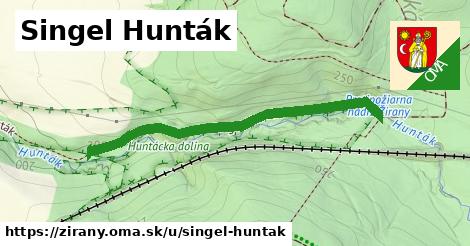 ilustrácia k Singel Hunták, Žirany - 0,99 km