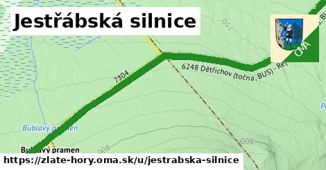 ilustrácia k Jestřábská silnice, Zlaté Hory - 2,1 km