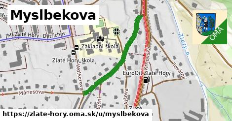 ilustrácia k Myslbekova, Zlaté Hory - 315 m
