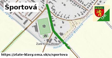 Športová, Zlaté Klasy