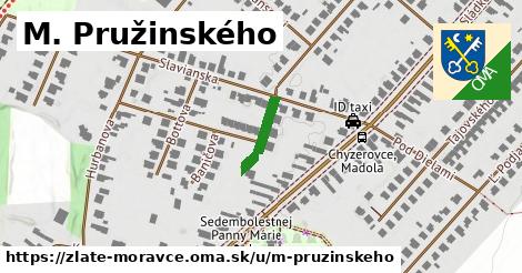 M. Pružinského, Zlaté Moravce