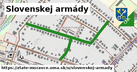 Slovenskej armády, Zlaté Moravce