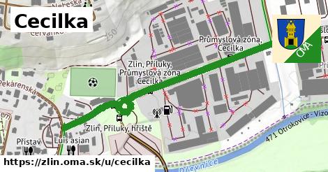 ilustrácia k Cecilka, Zlín - 578 m