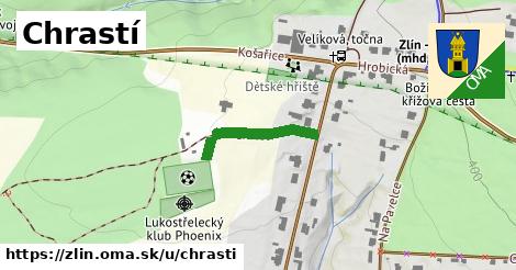 ilustrácia k Chrastí, Zlín - 185 m