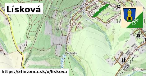 ilustrácia k Lísková, Zlín - 271 m