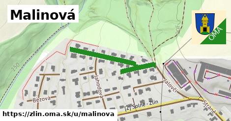 ilustrácia k Malinová, Zlín - 333 m