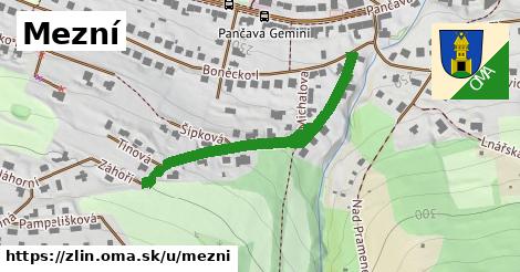 ilustrácia k Mezní, Zlín - 424 m