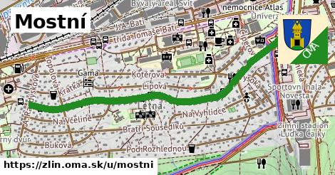 ilustrácia k Mostní, Zlín - 1,33 km