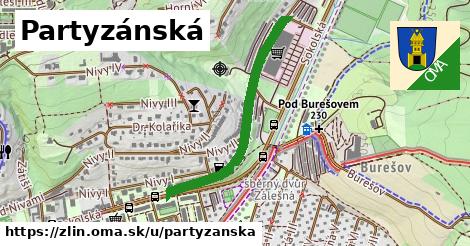 ilustrácia k Partyzánská, Zlín - 0,73 km