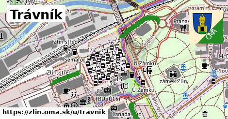 ilustrácia k Trávník, Zlín - 321 m