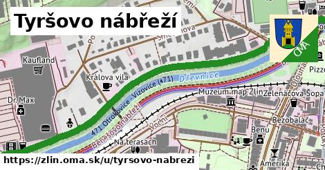 ilustrácia k Tyršovo nábřeží, Zlín - 0,82 km