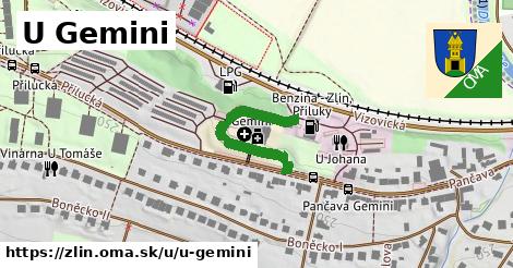 ilustrácia k U Gemini, Zlín - 254 m