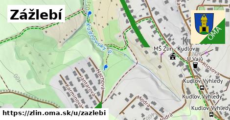 ilustrácia k Zážlebí, Zlín - 293 m