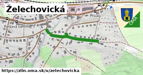 ilustrácia k Želechovická, Zlín - 311 m