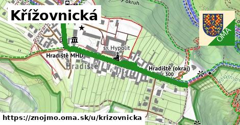 ilustrácia k Křížovnická, Znojmo - 543 m