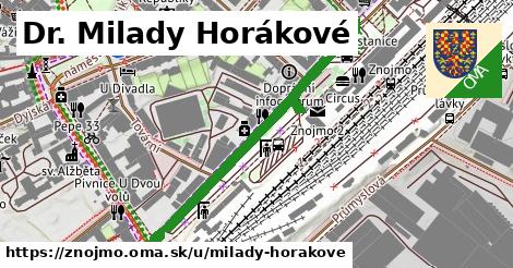 ilustrácia k Dr. Milady Horákové, Znojmo - 462 m