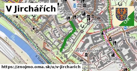 ilustrácia k V Jirchářích, Znojmo - 198 m