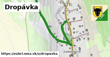 Dropávka, Zubří