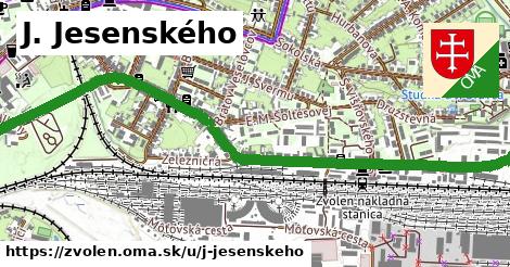 ilustrácia k J. Jesenského, Zvolen - 2,2 km
