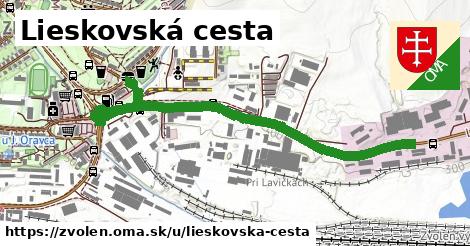 ilustrácia k Lieskovská cesta, Zvolen - 1,28 km