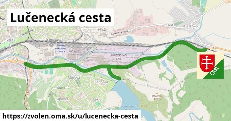 ilustrácia k Lučenecká cesta, Zvolen - 5,8 km