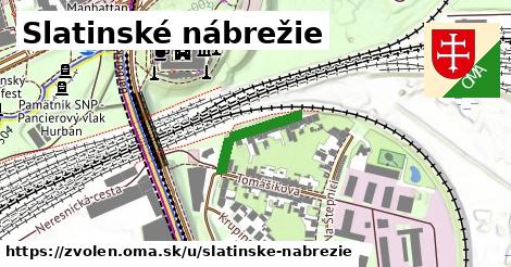 Slatinské nábrežie, Zvolen