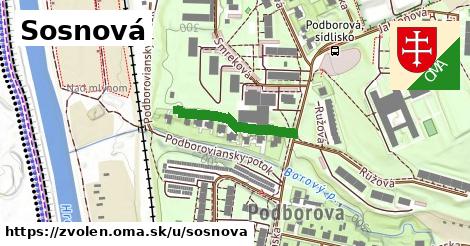 ilustrácia k Sosnová, Zvolen - 205 m