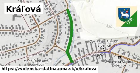 ilustrácia k Kráľová, Zvolenská Slatina - 297 m
