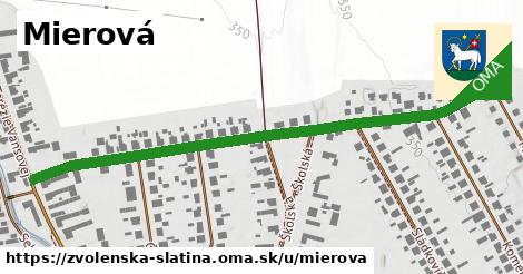 ilustrácia k Mierová, Zvolenská Slatina - 675 m