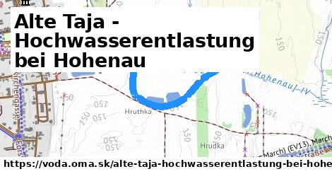 Alte Taja - Hochwasserentlastung bei Hohenau