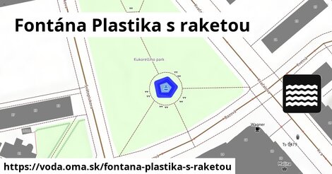 Fontána Plastika s raketou