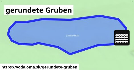 gerundete Gruben