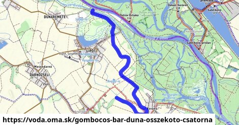 Gombócos-Bár-Duna összekötő csatorna