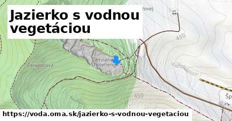 Jazierko s vodnou vegetáciou