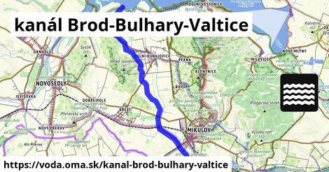 kanál Brod-Bulhary-Valtice