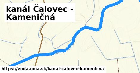 kanál Čalovec - Kameničná