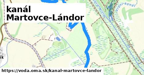 kanál Martovce-Lándor