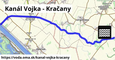 Kanál Vojka - Kračany