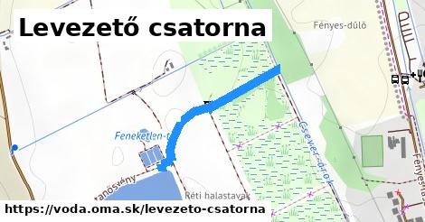 Levezető csatorna