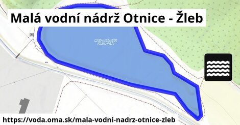 Malá vodní nádrž Otnice - Žleb