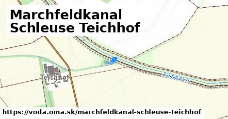 Marchfeldkanal Schleuse Teichhof