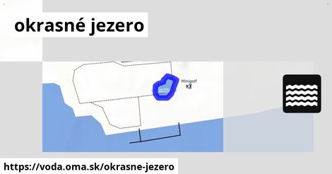 okrasné jezero